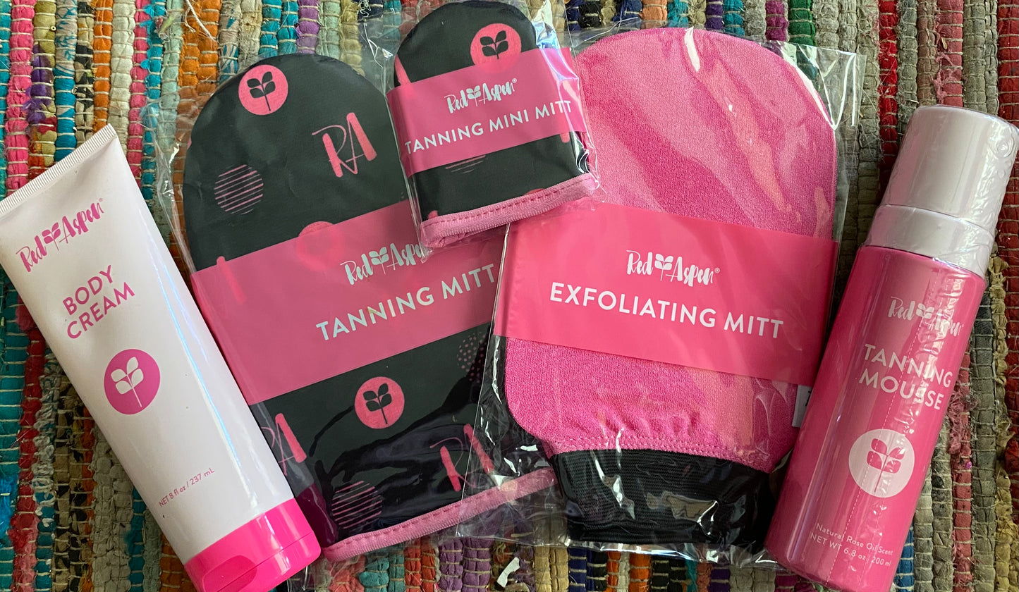 Deluxe Self Tanning Bundle by Red Aspen