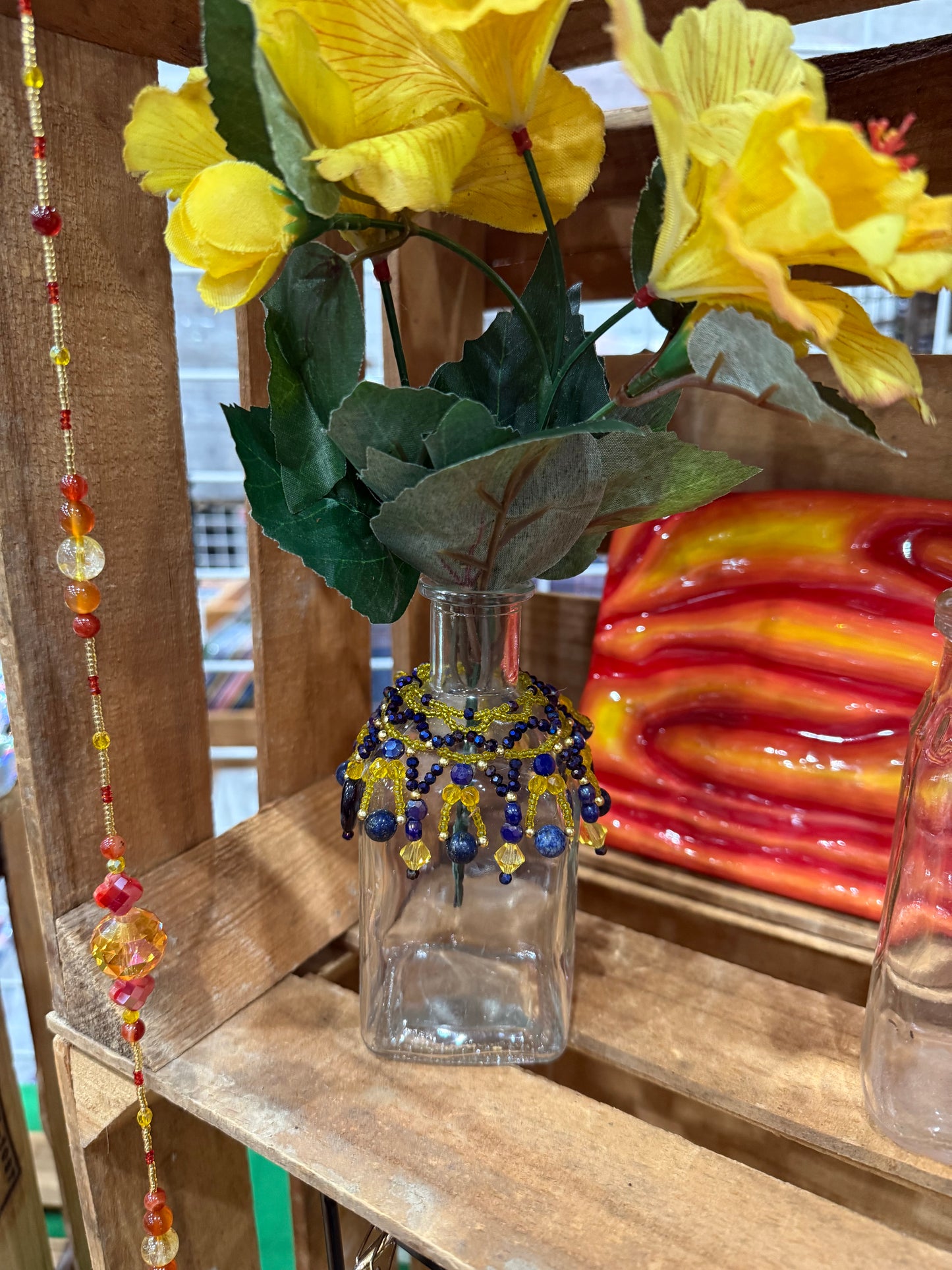 Sapphire Stars Beaded Bottle Dress