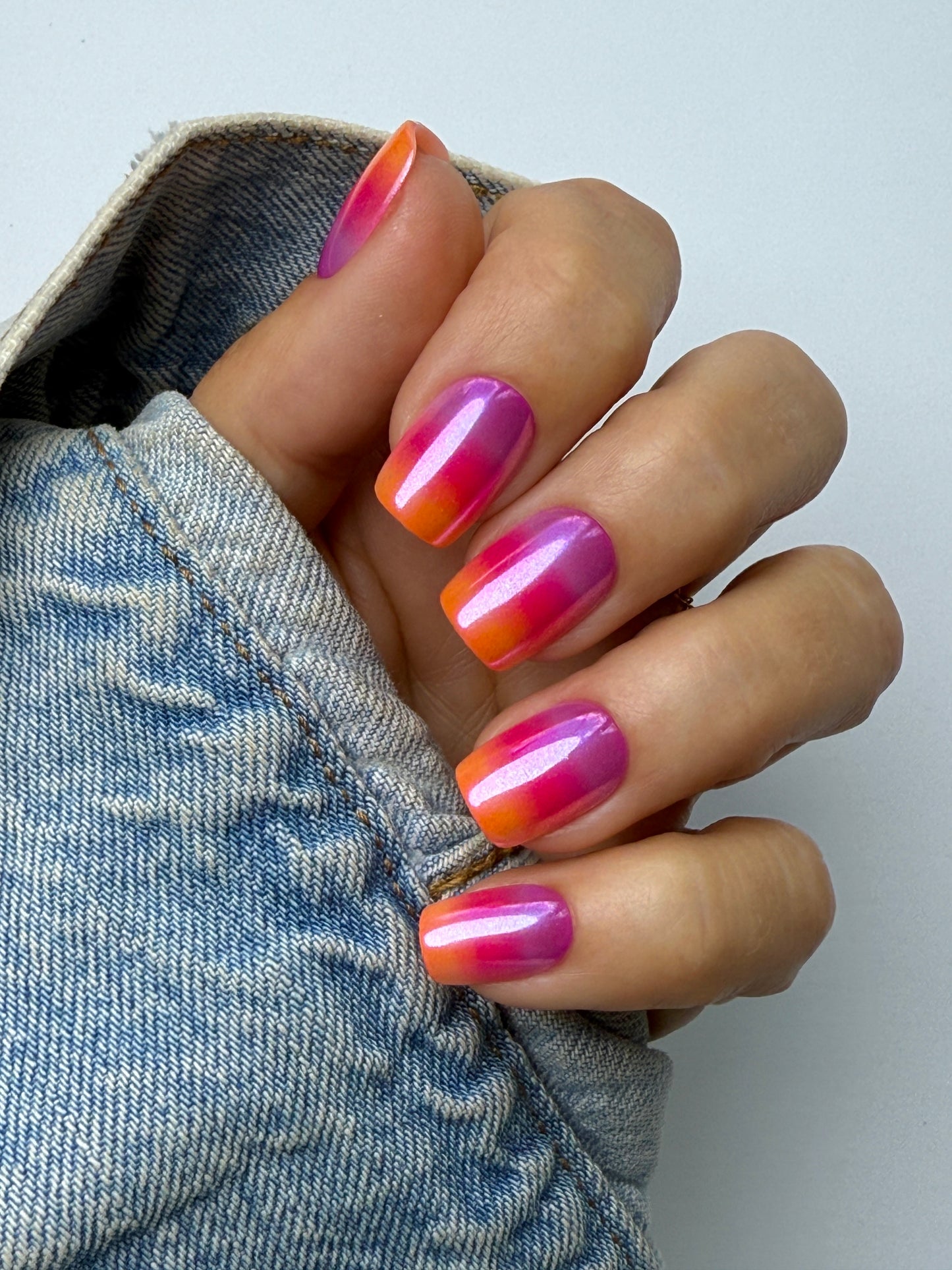 Embrace Change, Venus Nail Dash (Acrylics/Squoval)