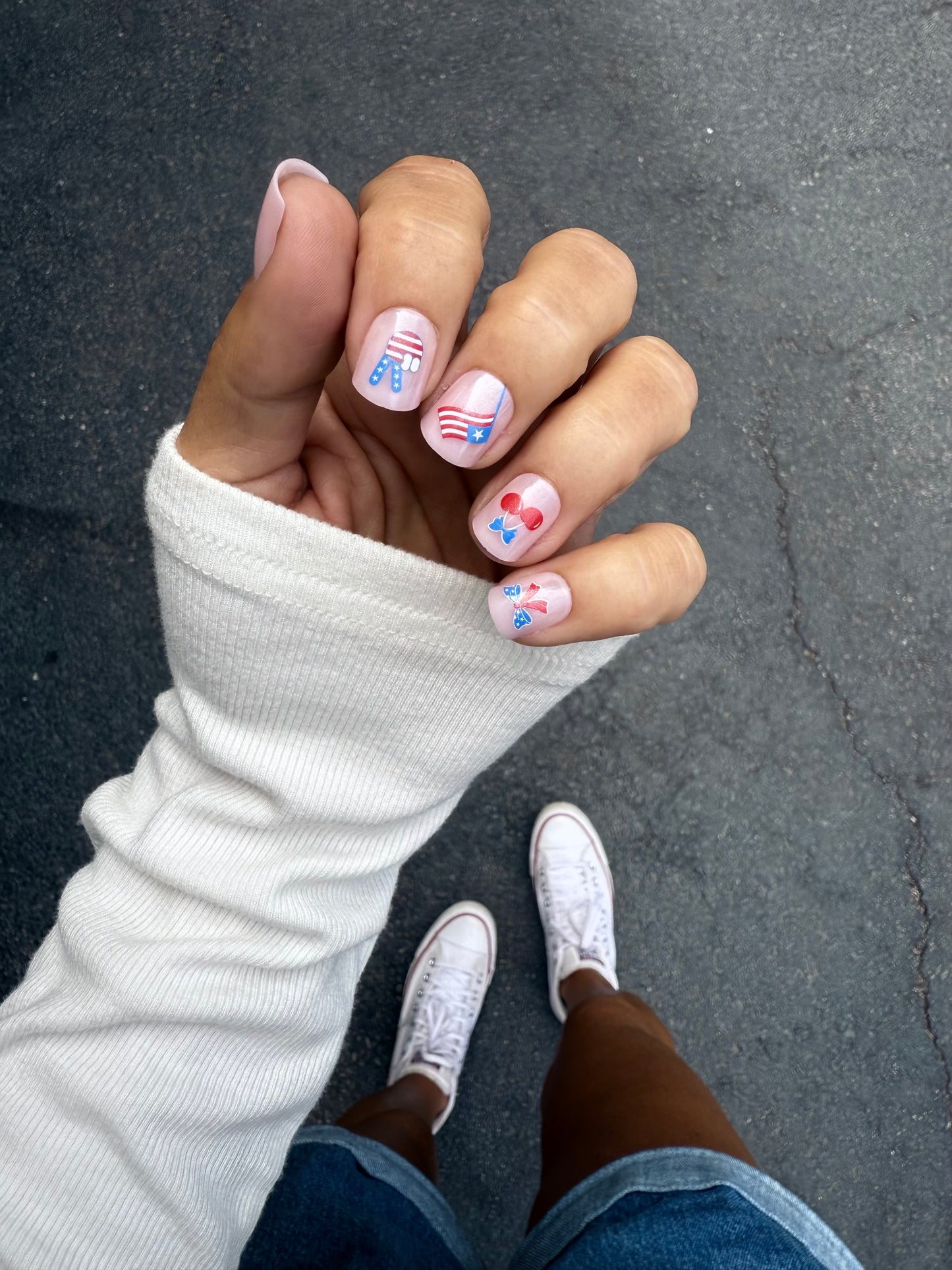 Shelly Rae Loves The USA (Short/Square)