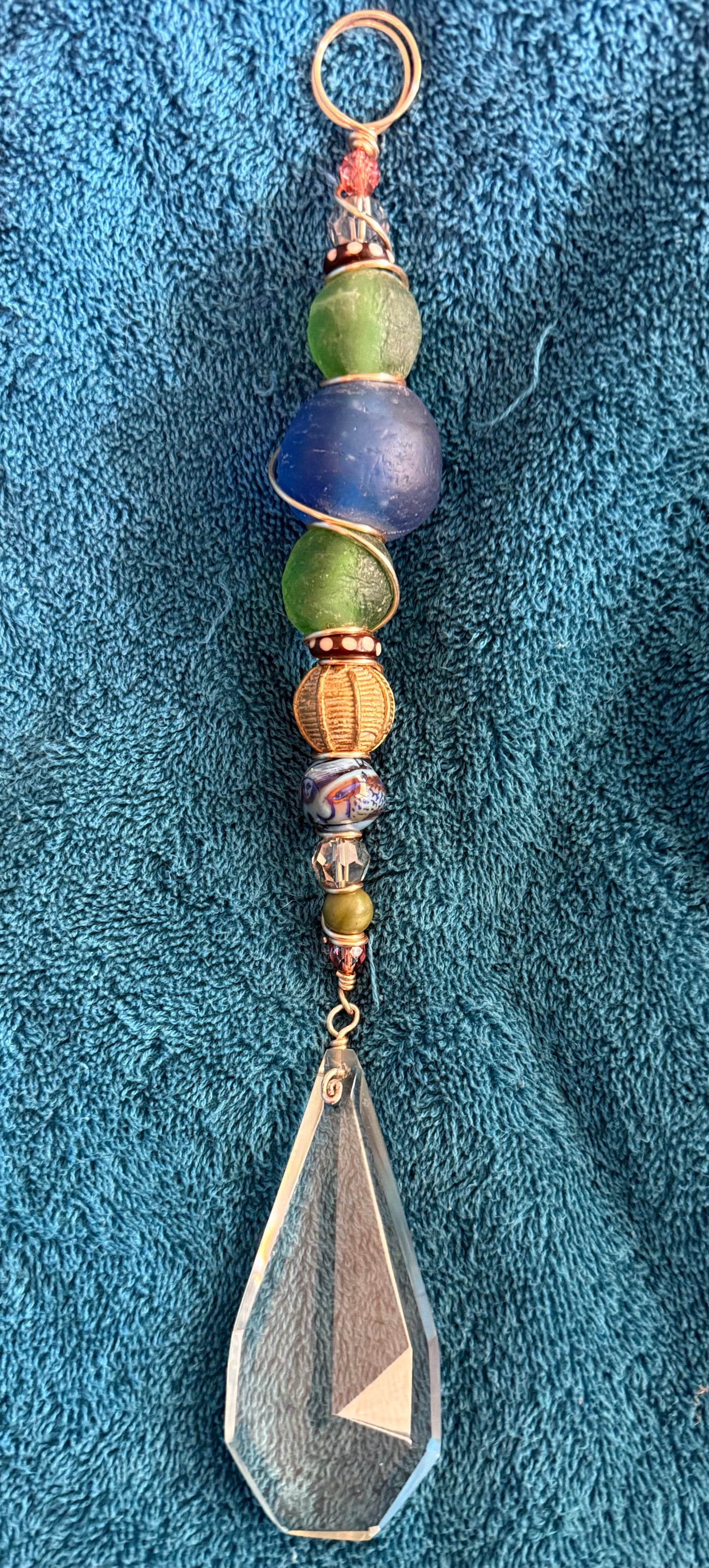 Mermaid’s Glow Sun Catcher with color changing mermaid bead
