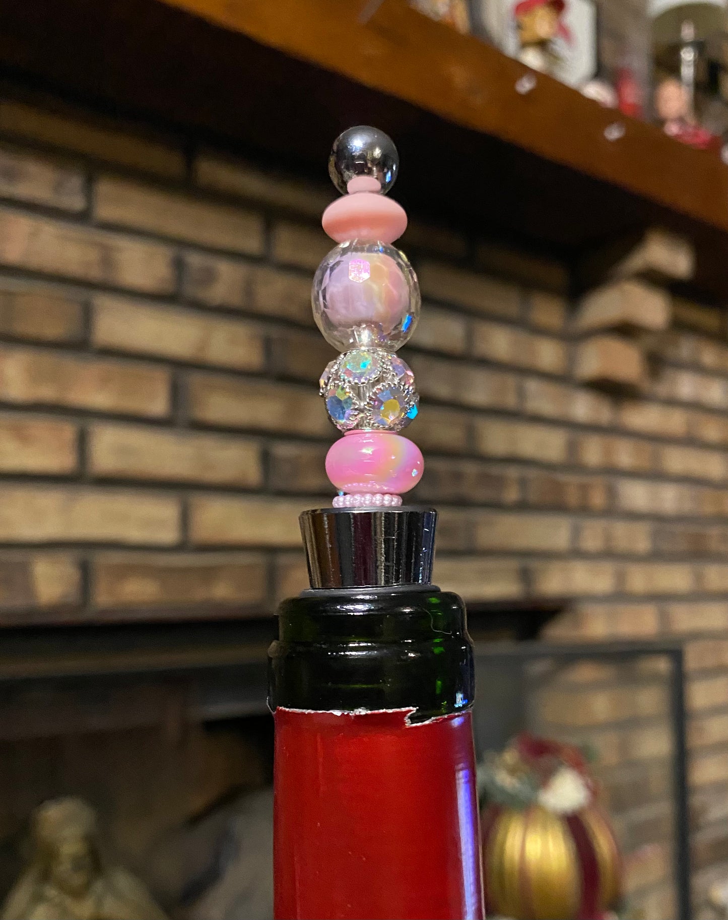 Bottle Stopper in Pink
