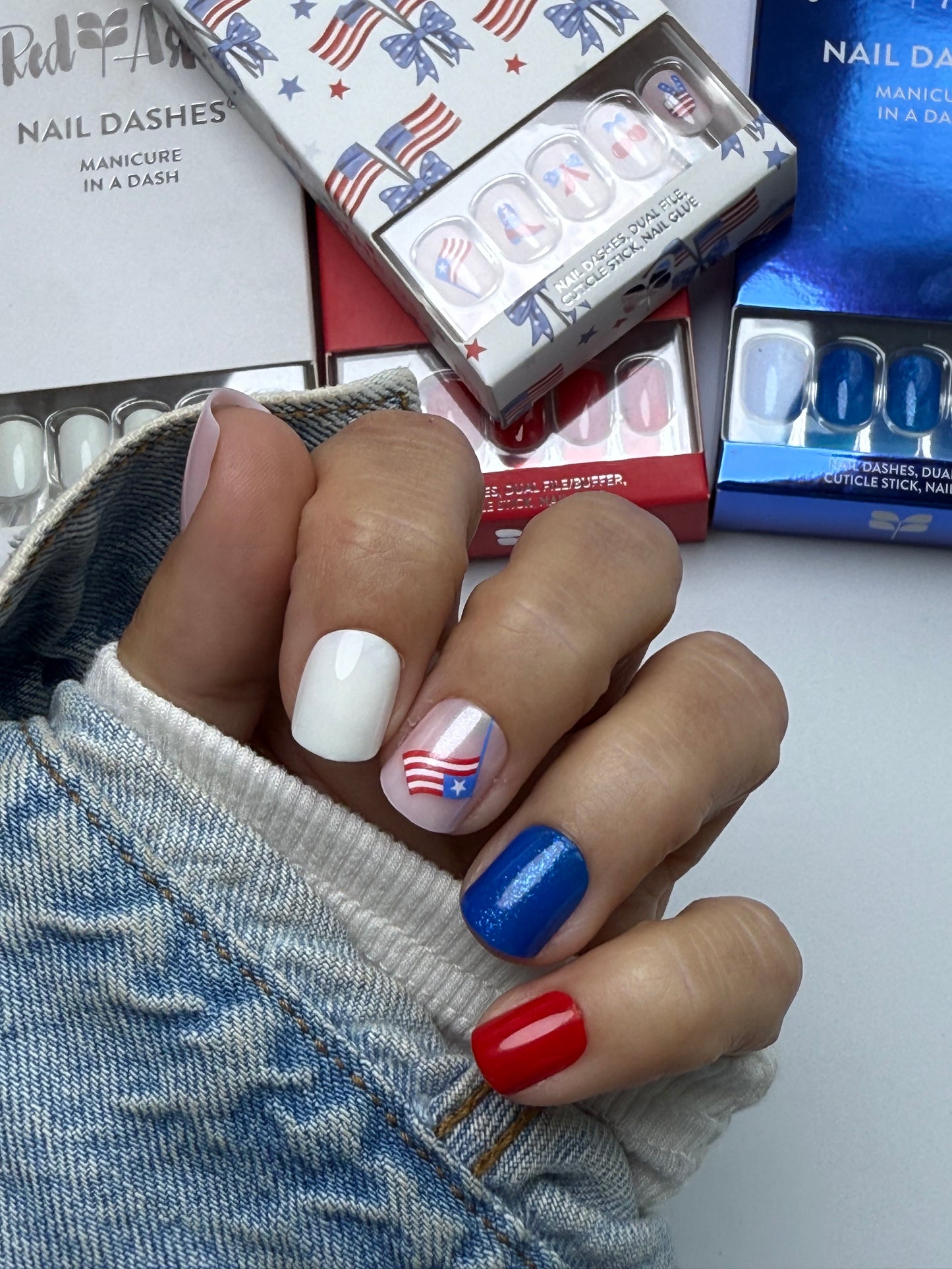 Shelly Rae Loves The USA (Short/Square)