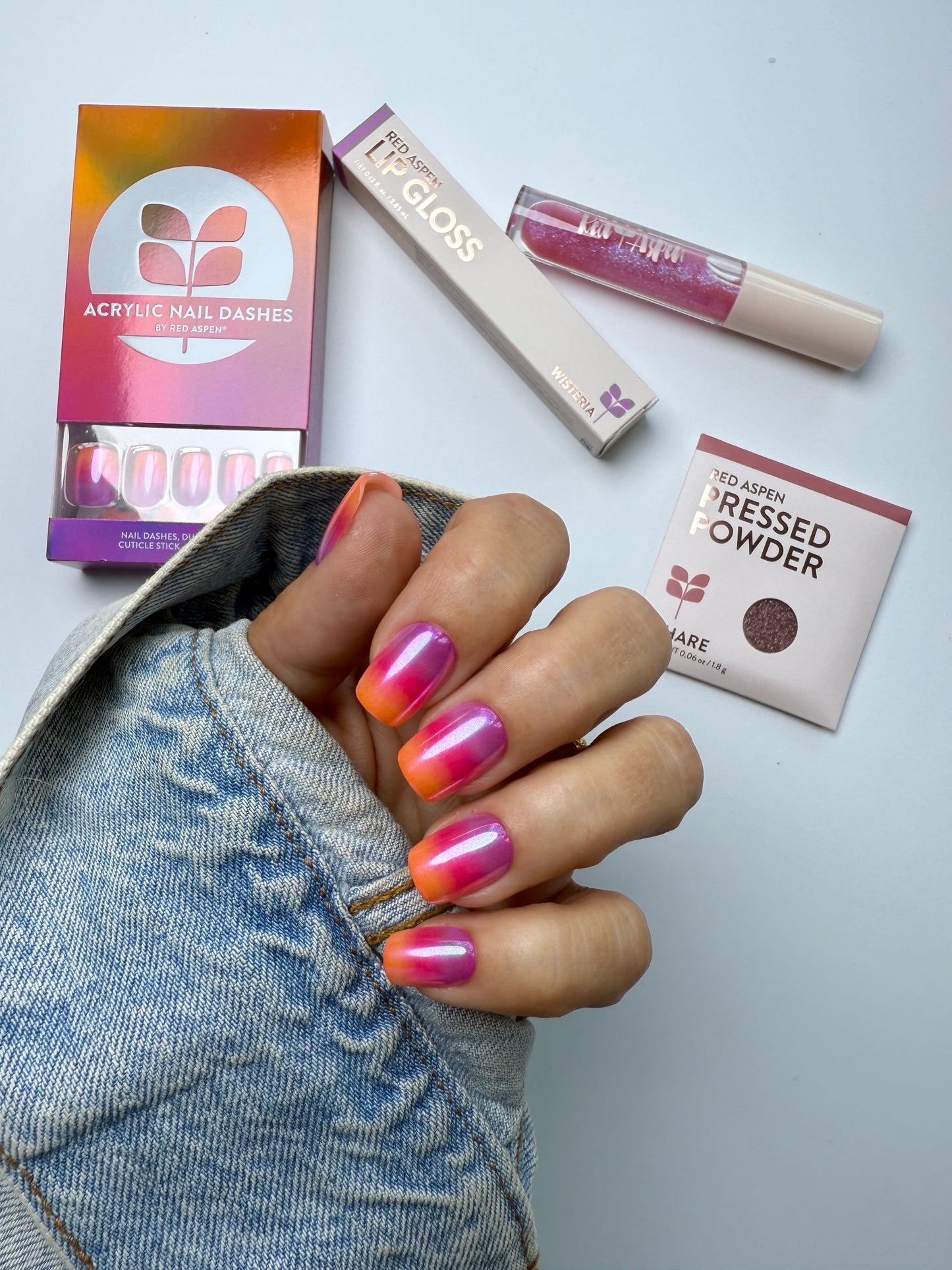 Embrace Change, Venus Nail Dash (Acrylics/Squoval)