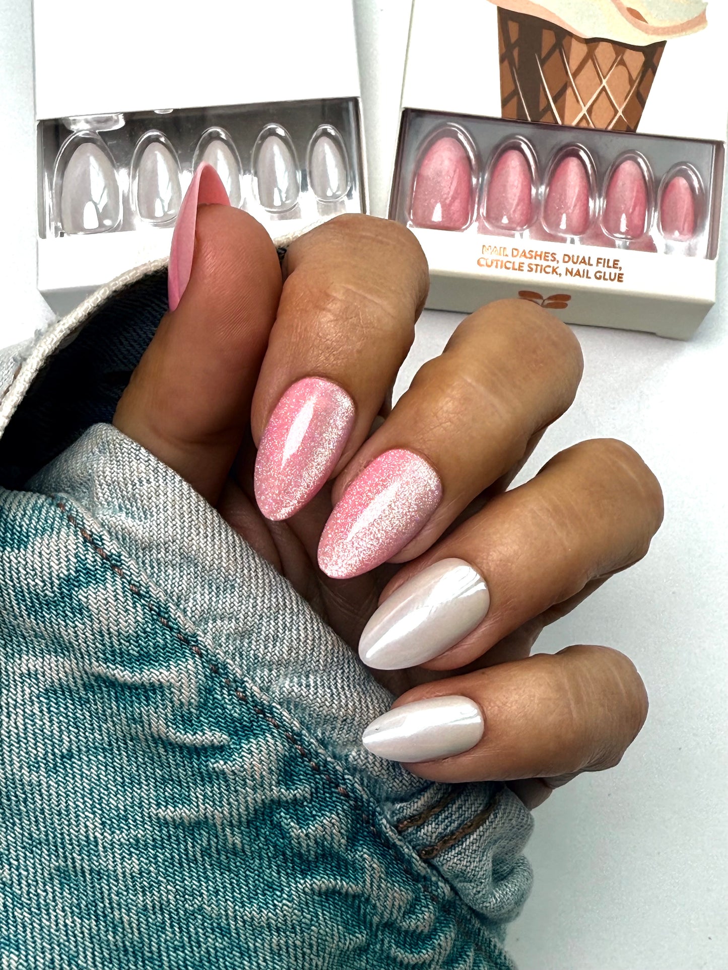 Peaches and Cream, Cara (Medium/Almond)