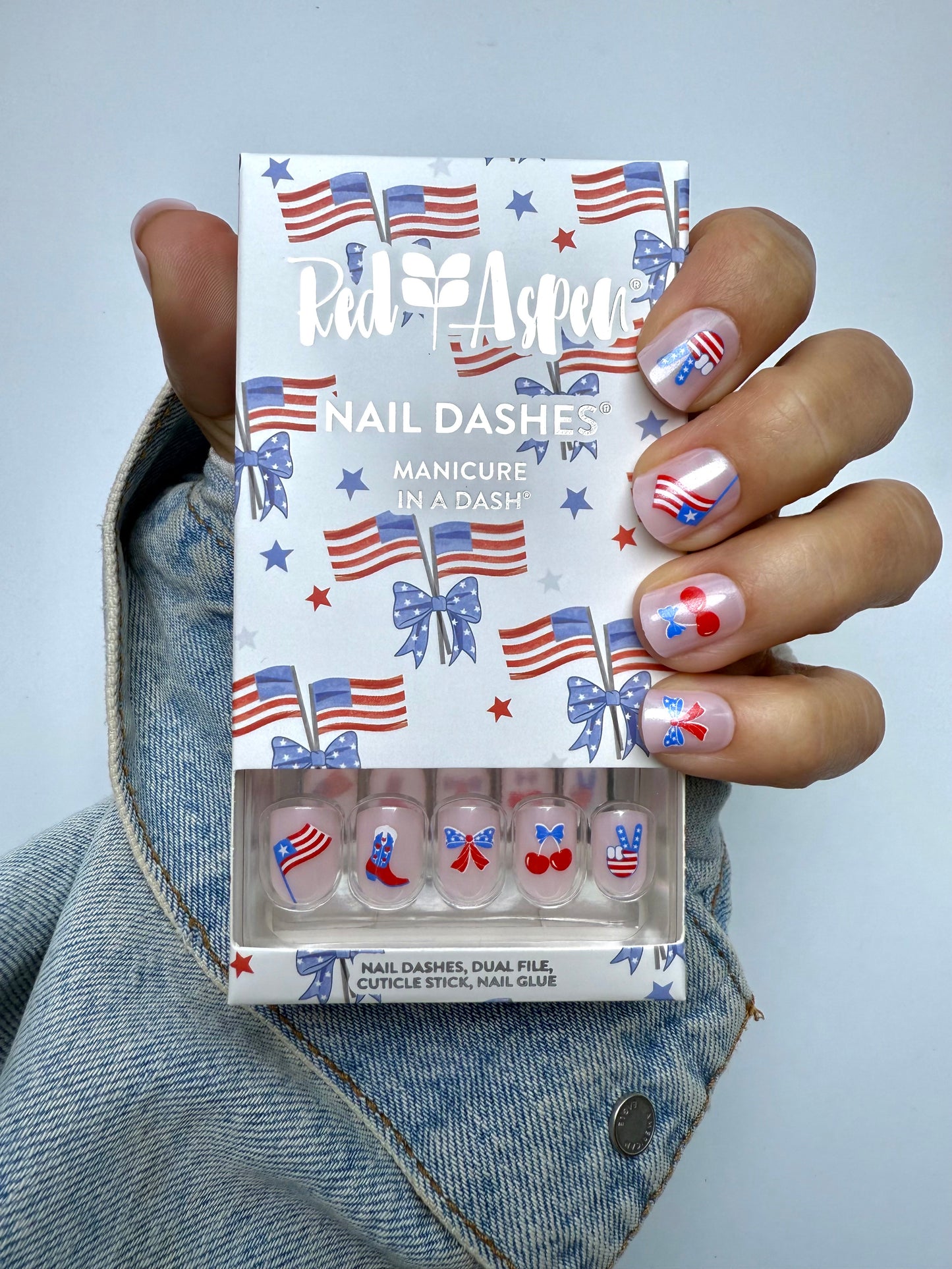 Shelly Rae Loves The USA (Short/Square)