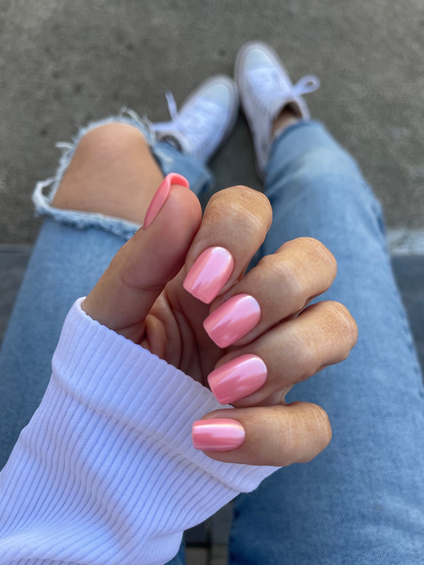 Proper Prisilla (Acrylics/Squoval)