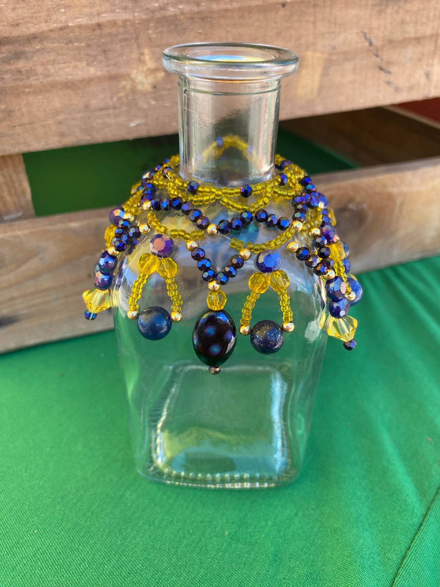 Sapphire Stars Beaded Bottle Dress