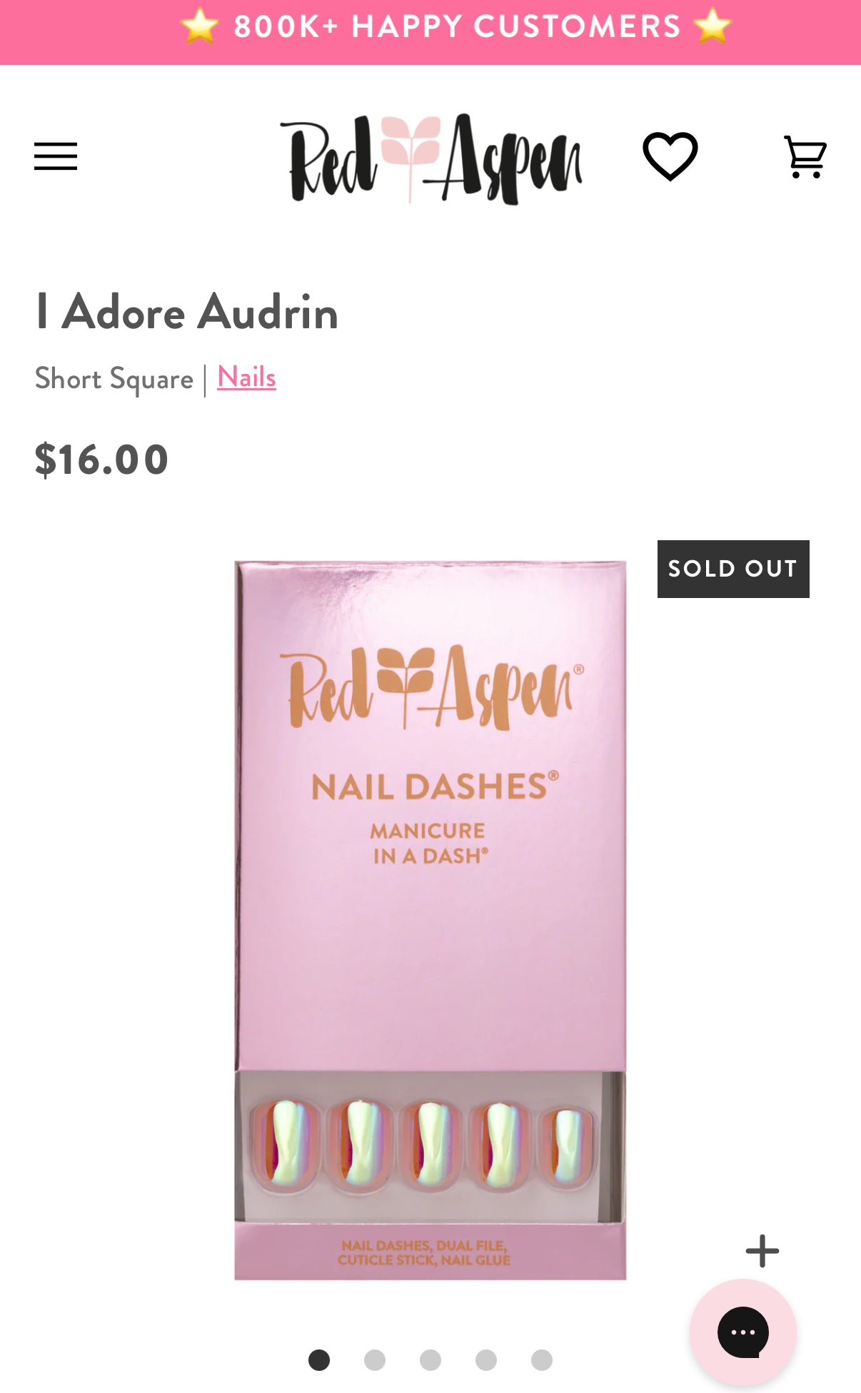 I Adore Audrin (Short/Square)