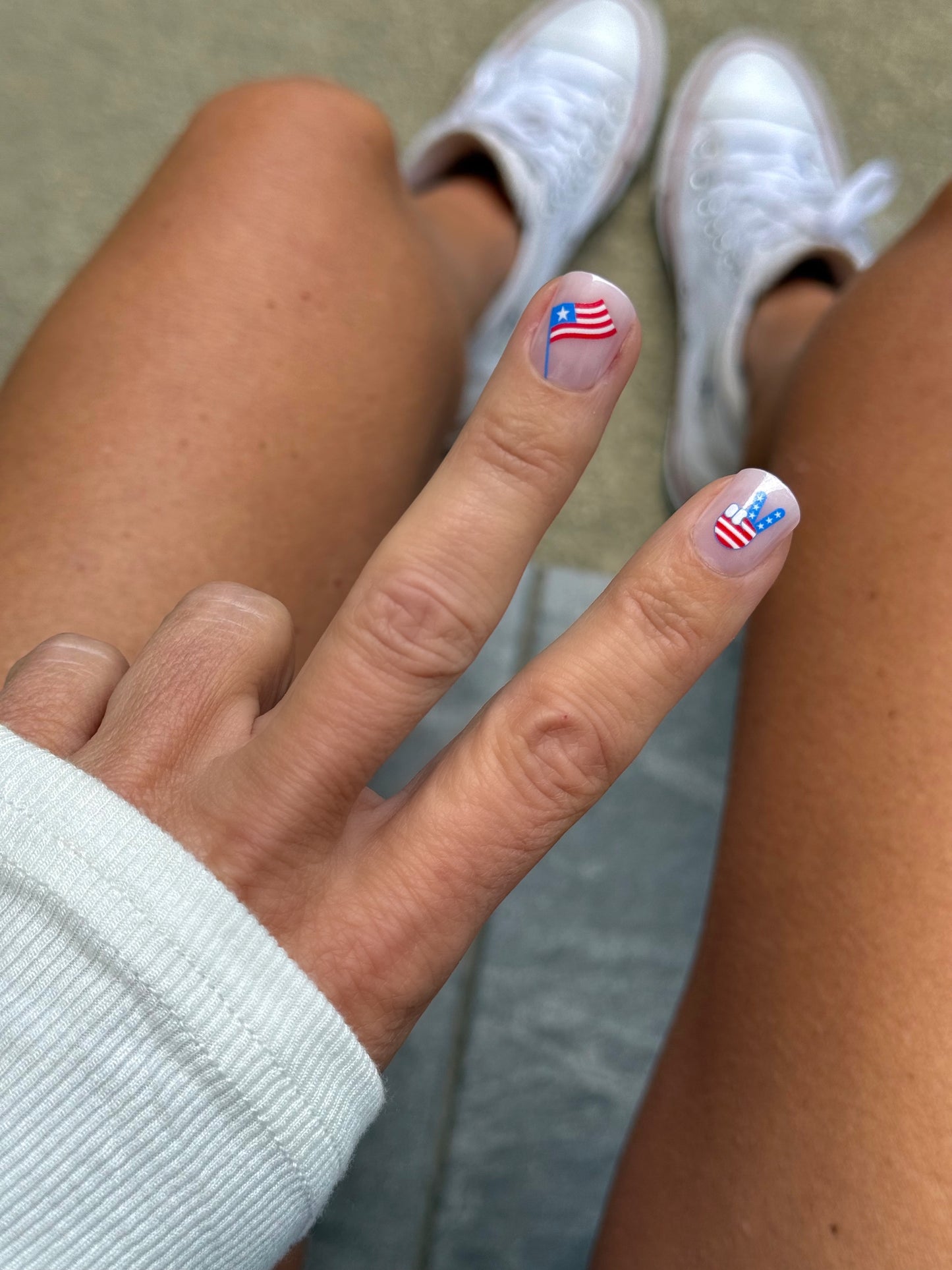 Shelly Rae Loves The USA (Short/Square)