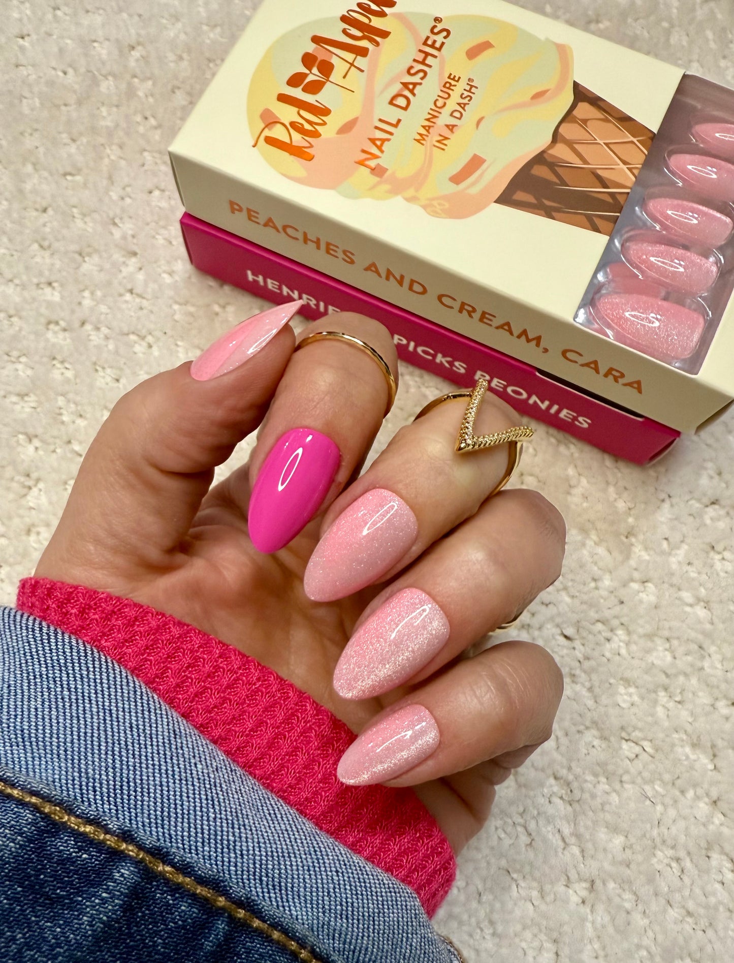 Peaches and Cream, Cara (Medium/Almond)