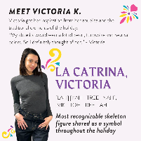 La Catrina, Victoria (Medium/Almond)