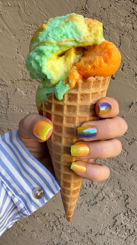 Mango Pineapple Swirl, Melissa (Short/Coffin)
