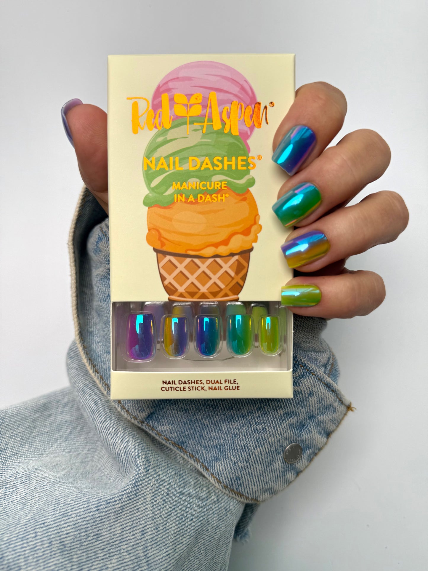 Rylan’s Rainbow Sherbet (Short/Almond)