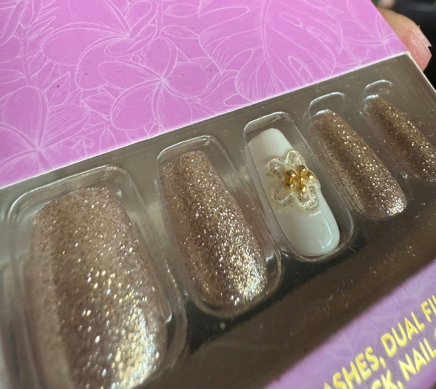 Love In Full Bloom, Lauren (Medium/Coffin) damaged packaging