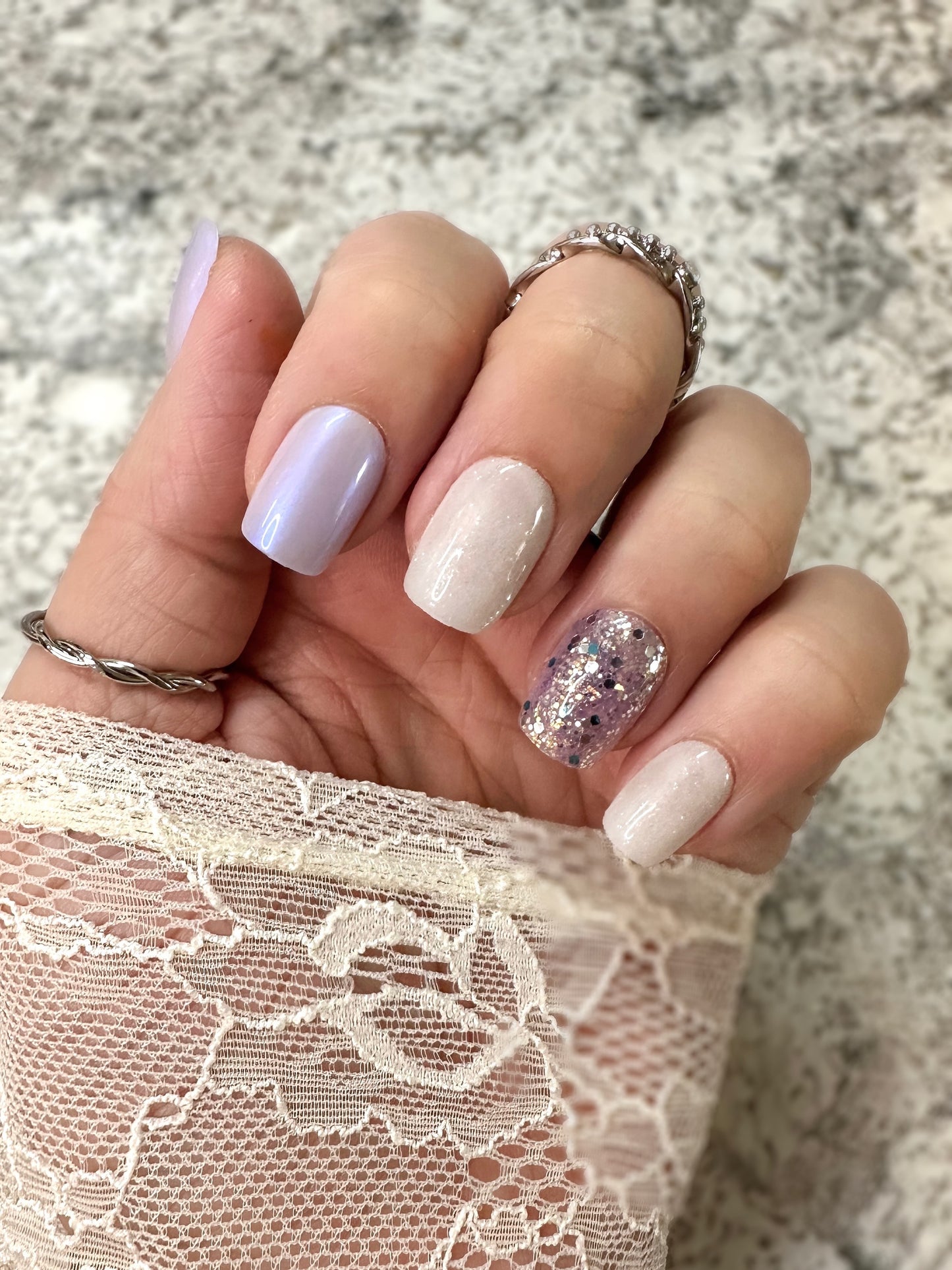 Stunning Stazie (Acrylics/Squoval)