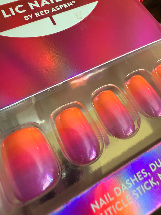 Embrace Change, Venus Nail Dash (Acrylics/Squoval)