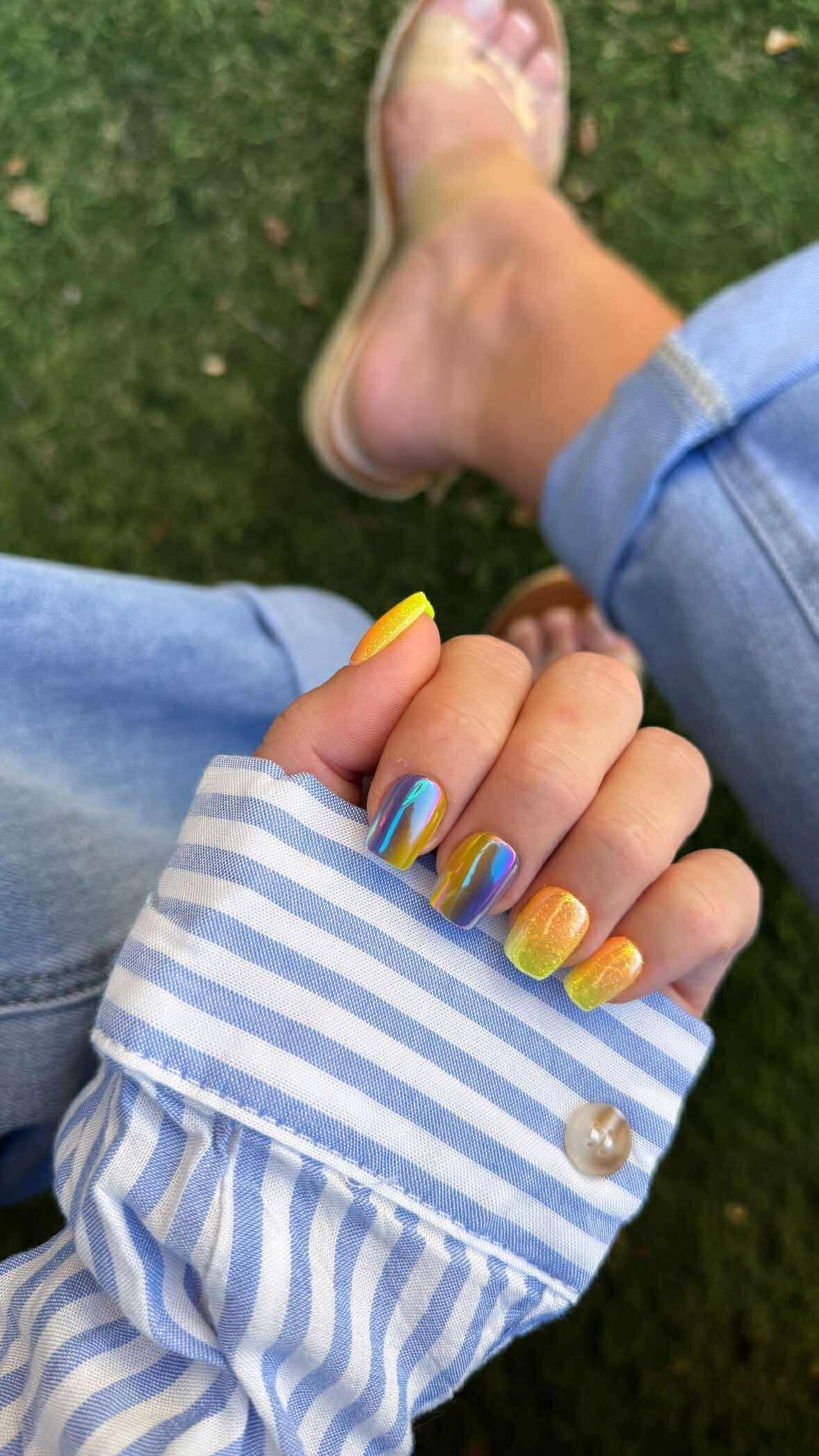 Mango Pineapple Swirl, Melissa (Short/Coffin)