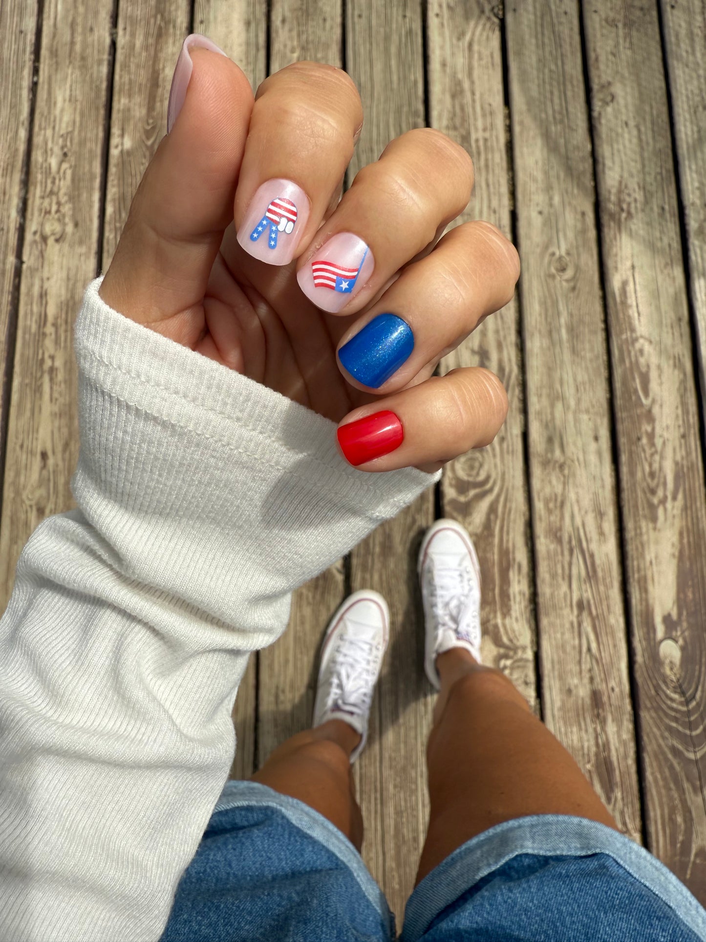 Shelly Rae Loves The USA (Short/Square)