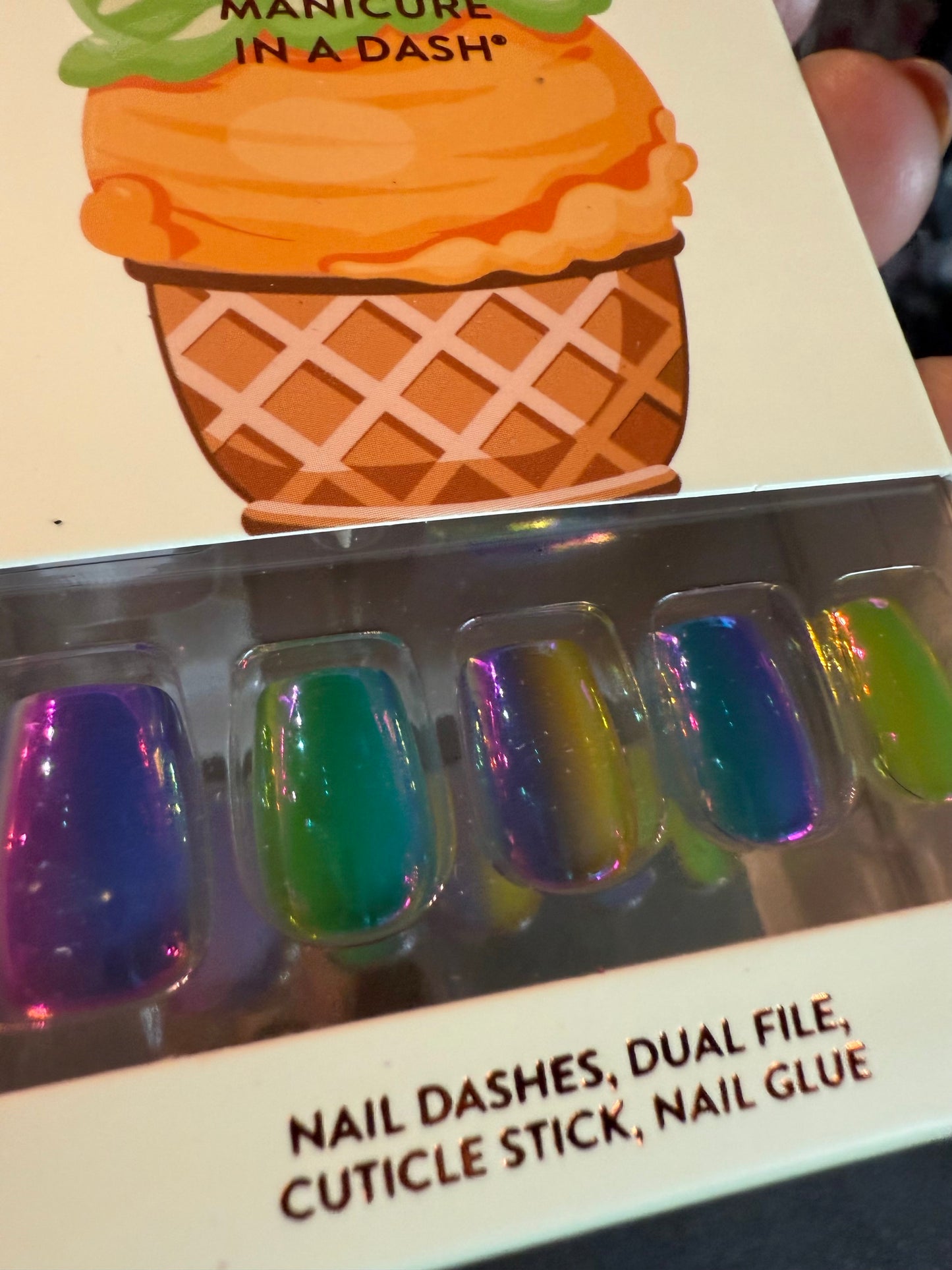 Rylan’s Rainbow Sherbet (Short/Almond)