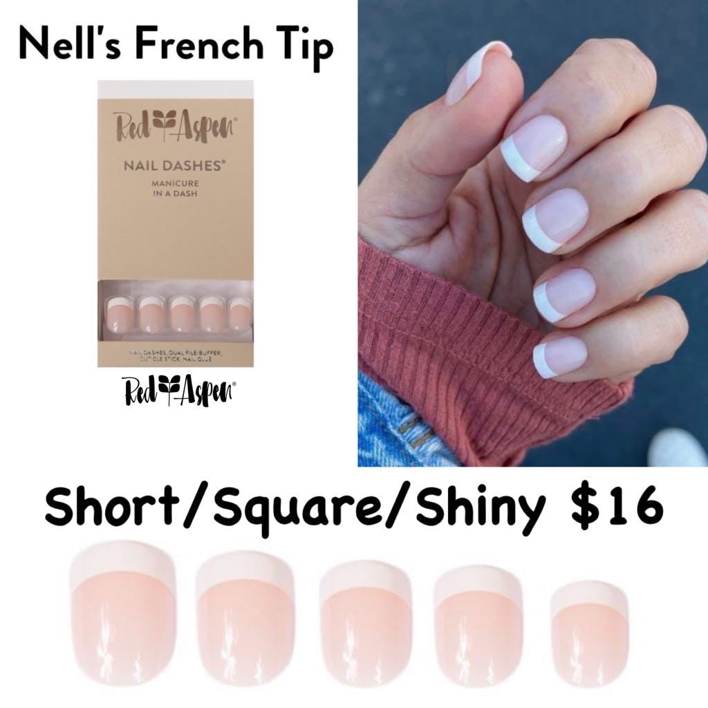 Nell’s French Tip (Short/Square)