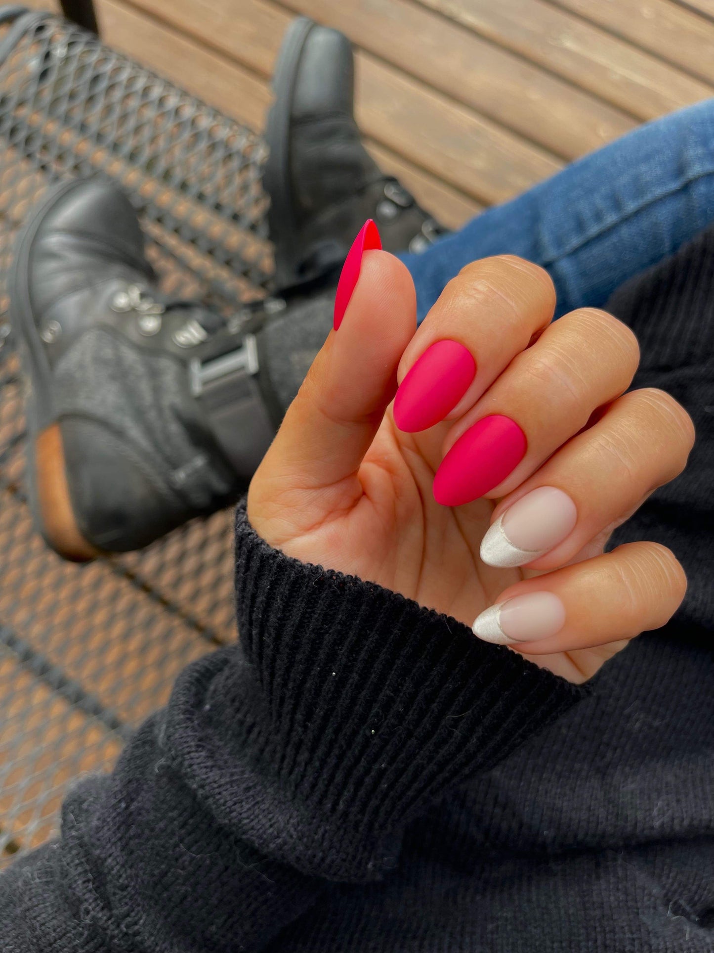 Making Moves Magenta (Medium/Almond)