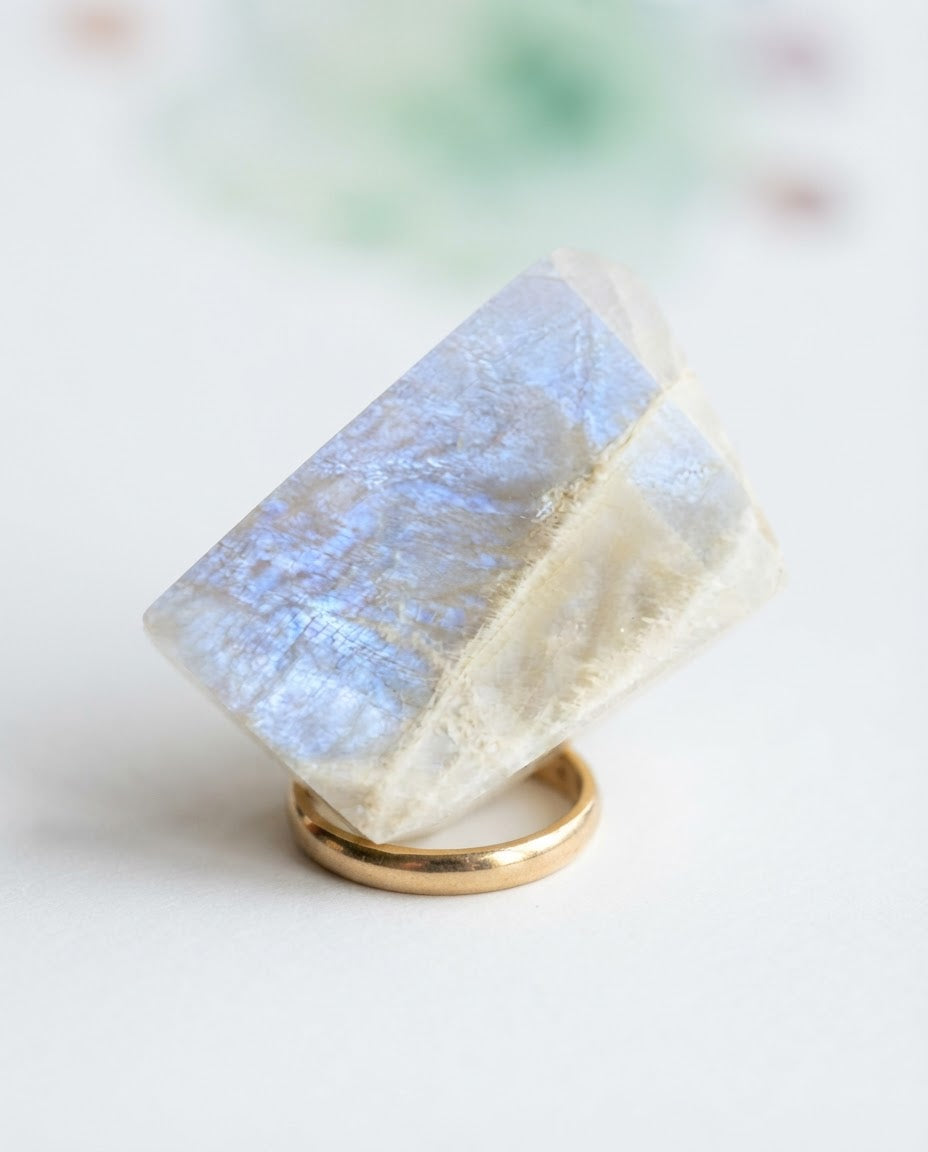 Natural Moonstone Standing Freeforms | Choose Your Stone