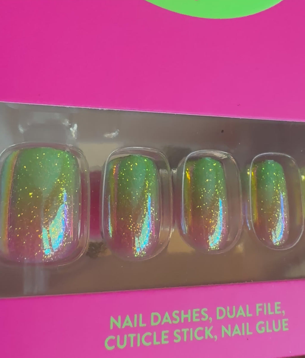 Watermelon Mania, Shelan (Acrylics/Squoval)