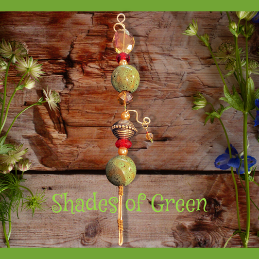 Shades of Green Plant Stake